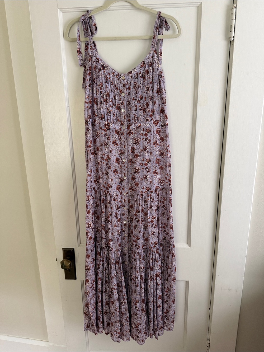 Veronica Beard Windansea Floral Print Maxi Dress sz S